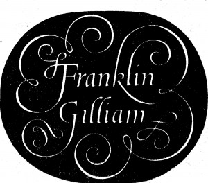 Franklin Gilliam :: Rare Books