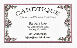 Barbara Loe, Cardtique