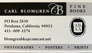 Carl Blomgren Fine Books